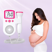 Baby Heartbeat Monitor - Backlit LCD Screen | Pregnancy Heartbeat Monitor | Real-Time Audio Output | Fetal Heart Rate Monitoring at Home