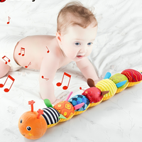Baby Sensory Plush Musical Caterpillar Toy – Soft and Colorful | Engaging Sounds | Supports Developmental Skills | Ideal for Infants