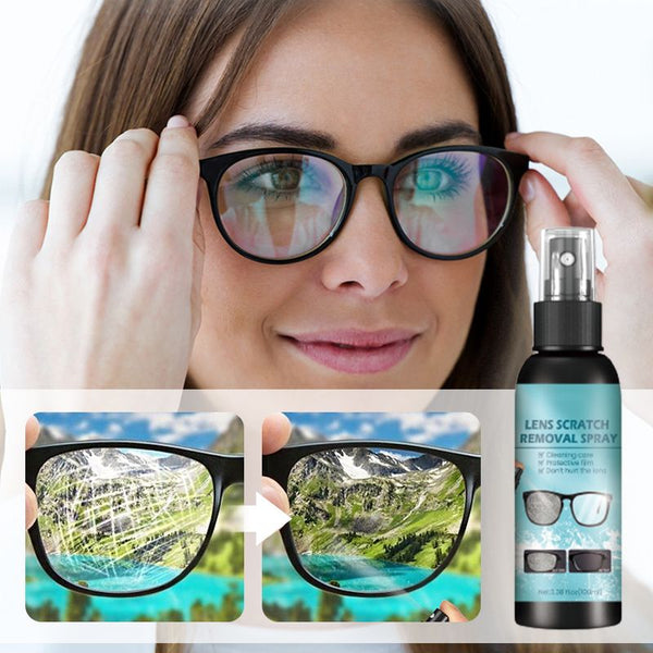 👓40% OFF NOW ! ✨Lens Scratch Repair Spray – Effortlessly buff out fine scratches, restore lens clarity, suitable for glasses, camera lenses & car lights, easy DIY operation🔍