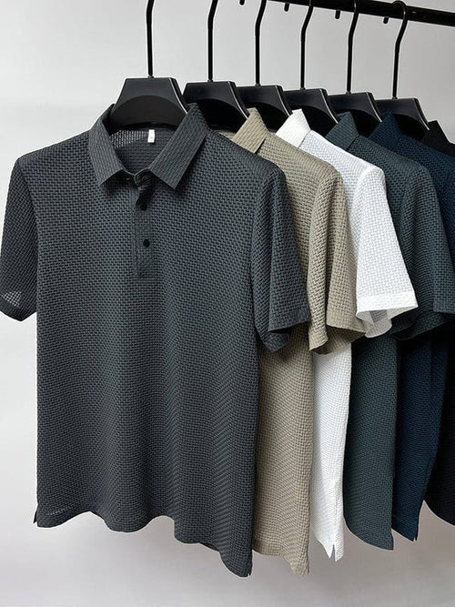 The Southern Atelier - Breathable Polo Shirt with Anti-Wrinkle Finish for Sport and Casual Wear