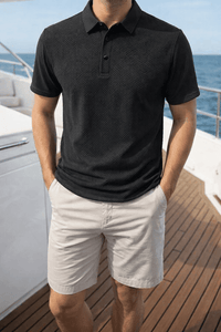 The Southern Atelier - Breathable Polo Shirt with Anti-Wrinkle Finish for Sport and Casual Wear