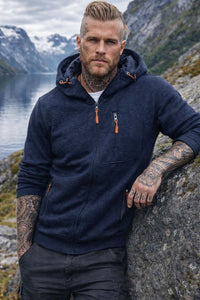 The Southern Atelier - Full-Zip Hoodie with Fleece Lining and Pockets for Workouts and Everyday Wear