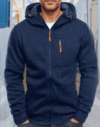The Southern Atelier - Full-Zip Hoodie with Fleece Lining and Pockets for Workouts and Everyday Wear