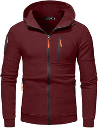The Southern Atelier - Full-Zip Hoodie with Fleece Lining and Pockets for Workouts and Everyday Wear