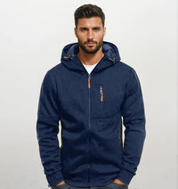 The Southern Atelier - Full-Zip Hoodie with Fleece Lining and Pockets for Workouts and Everyday Wear